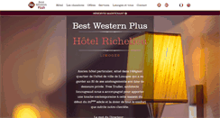 Desktop Screenshot of bestwestern-richelieu-limoges.com