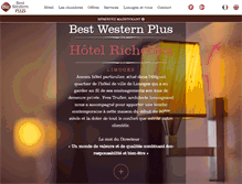 Tablet Screenshot of bestwestern-richelieu-limoges.com